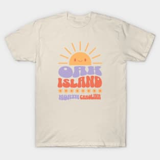 The Sun Smiles on Oak Island, North Carolina T-Shirt